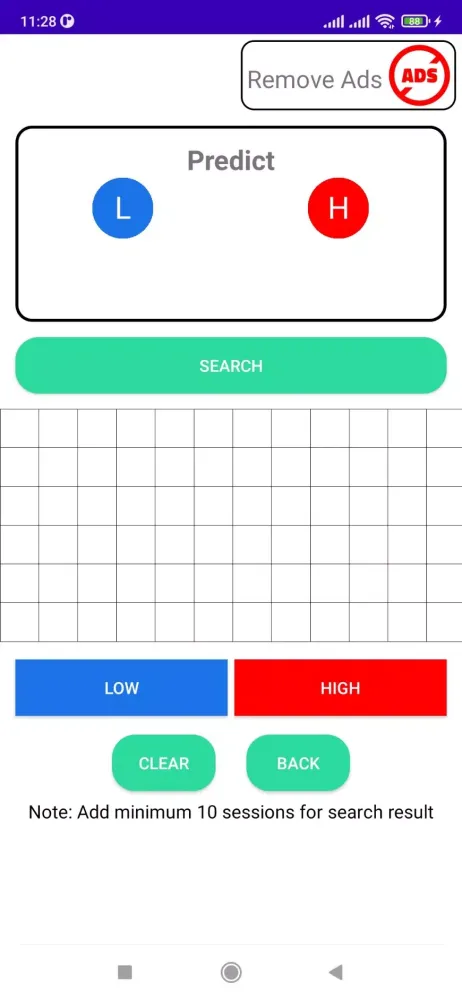 High - Low Predict Tool应用截图