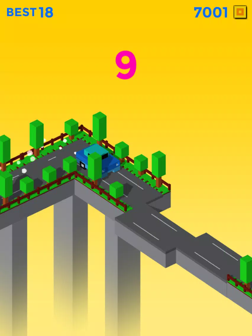 Ảnh chụp màn hình của Endless Bridge Car iPad 