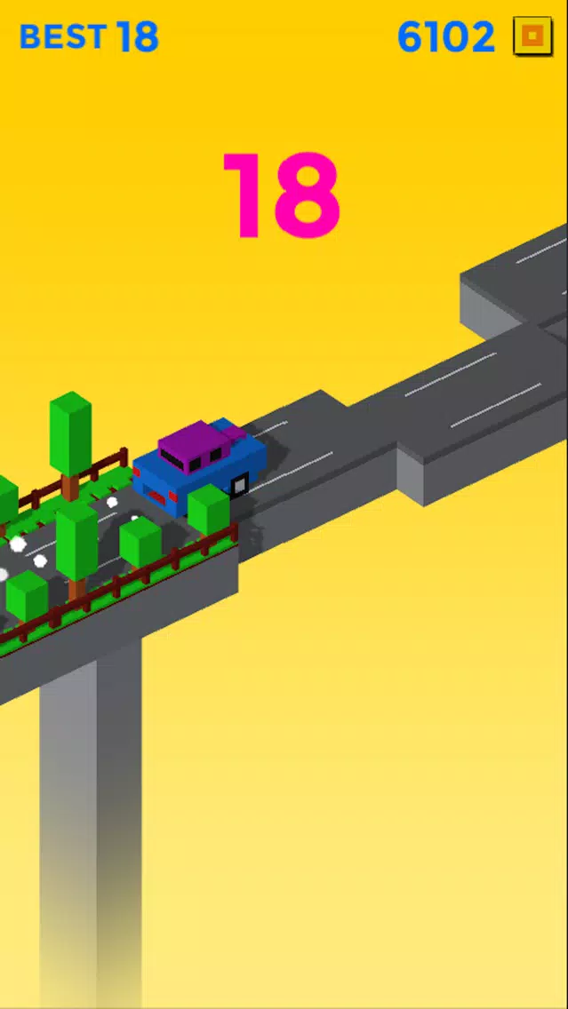 Ảnh chụp màn hình của Endless Bridge Car