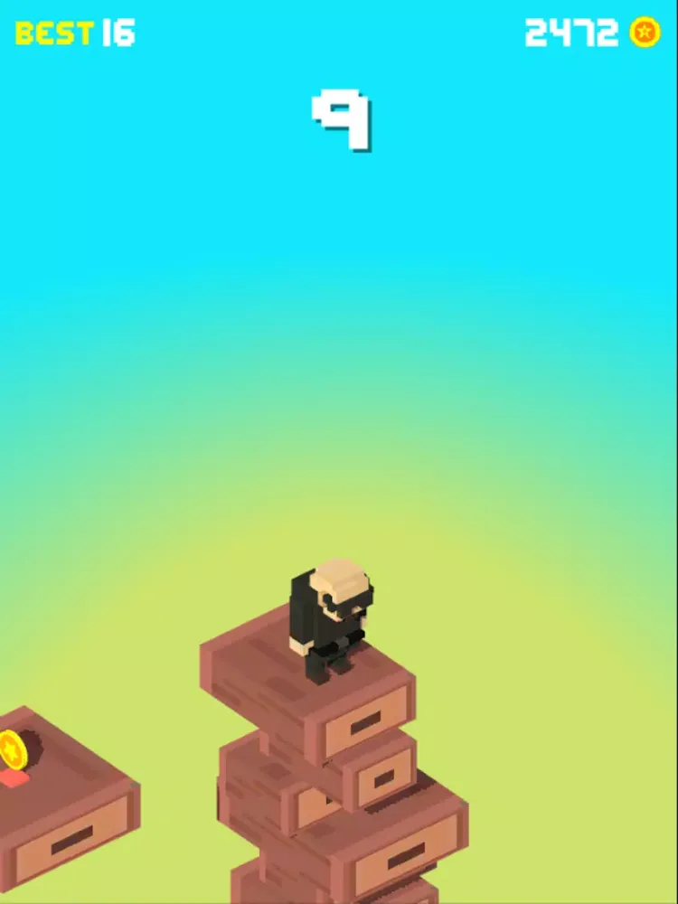 Tangkapan skrin Hoppy Stacking iPad 