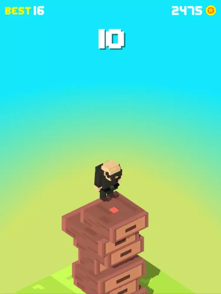 Tangkapan skrin Hoppy Stacking iPad 