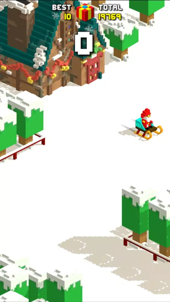 Tangkapan skrin Sliding Santa Claus