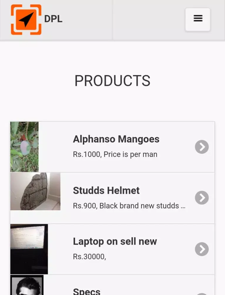 DPL Seller iPad  سکرین شاٹس