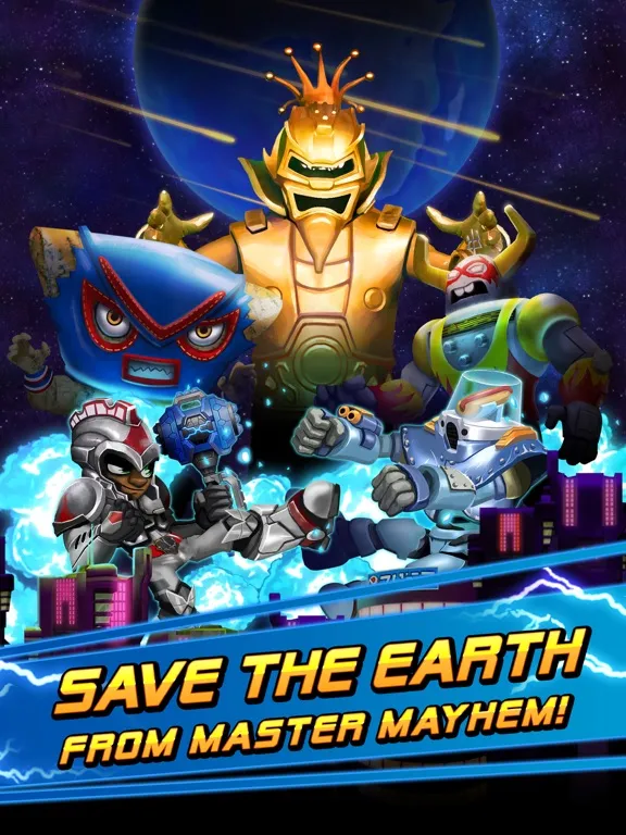 Capturas de tela do Massive Monster Mayhem Match iPad 