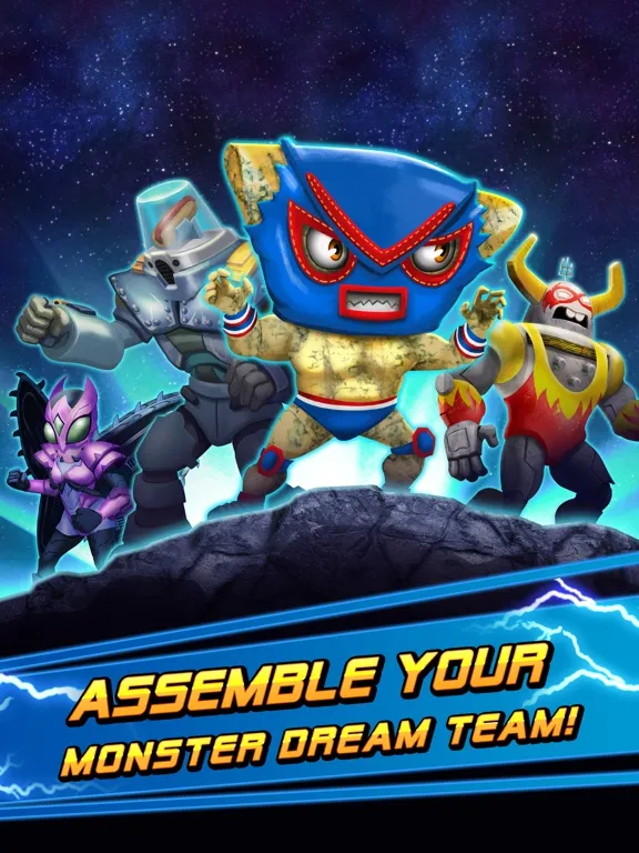 Capturas de tela do Massive Monster Mayhem Match iPad 
