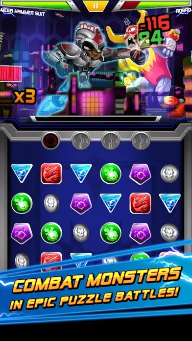 Capturas de tela do Massive Monster Mayhem Match