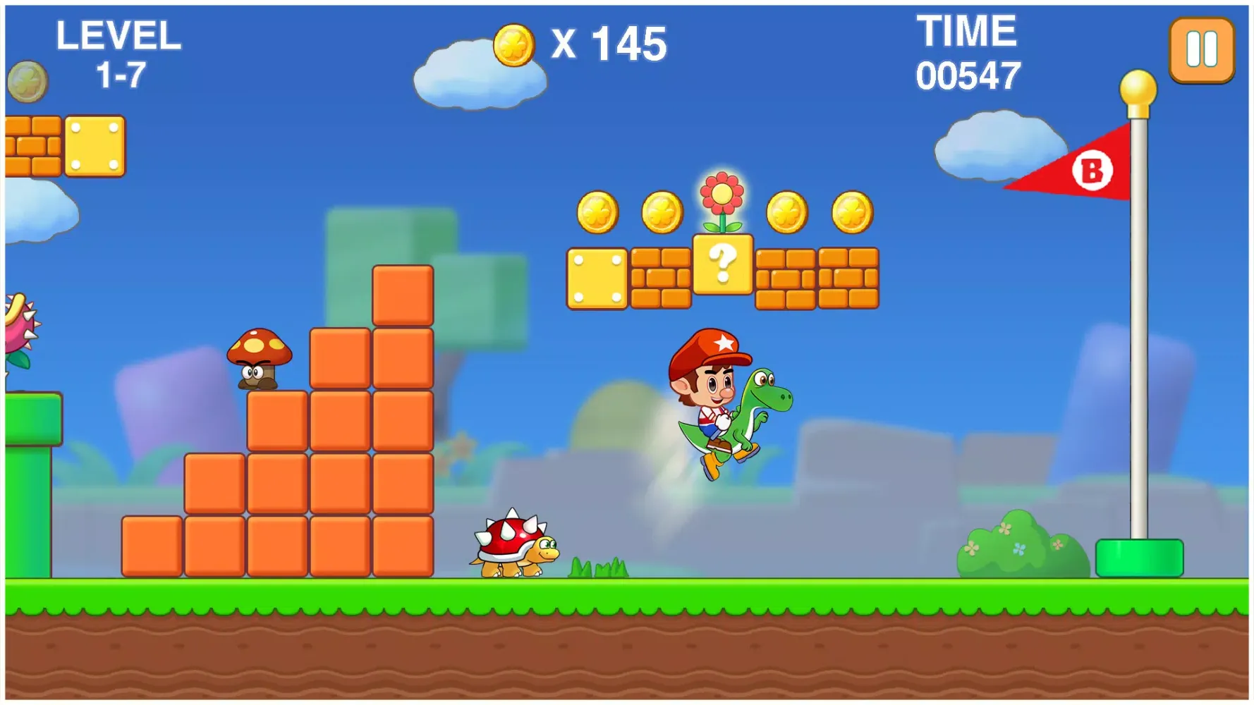 Super Bobby Bros :Running Game Screenshots