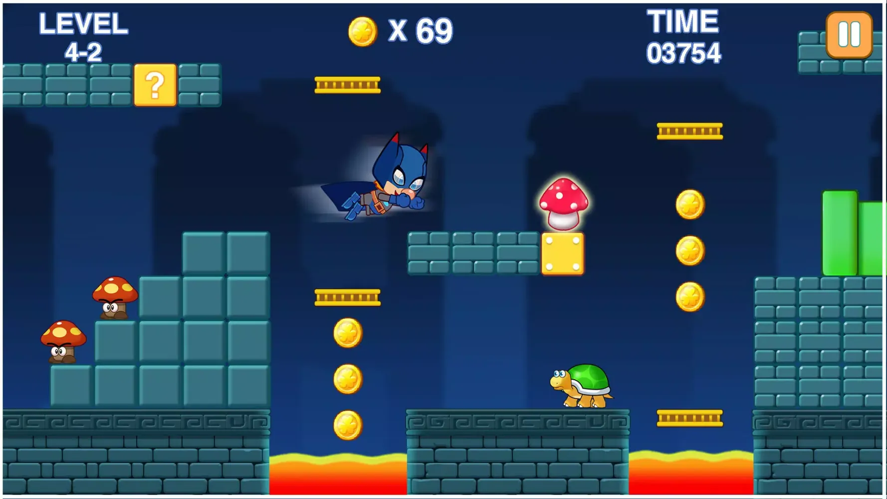 Super Bobby Bros :Running Game Screenshots