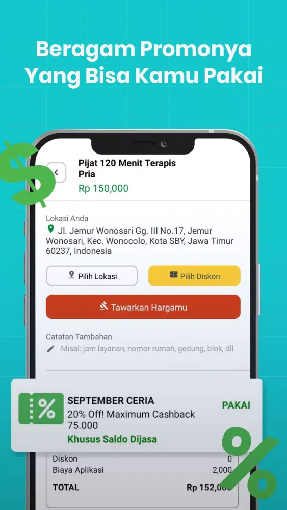 DIJASA Massage| Pijat Wellness Screenshots