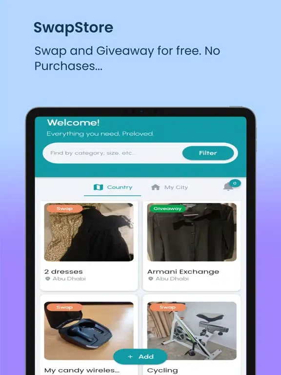 Capturas de tela do Swap Store - UAE Marketplace iPad 