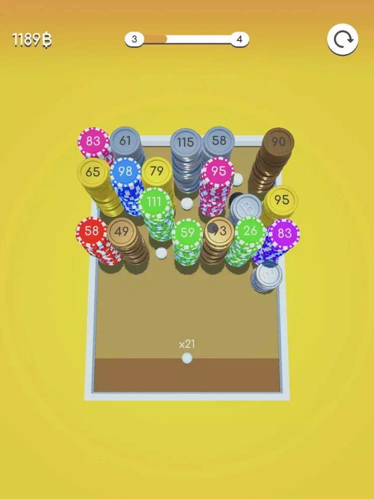 Capturas de tela do Colored Blocks 3D iPad 