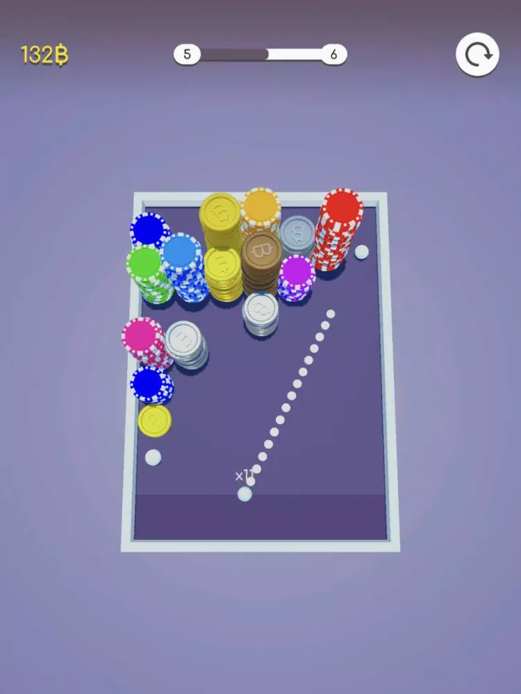 Capturas de tela do Colored Blocks 3D iPad 