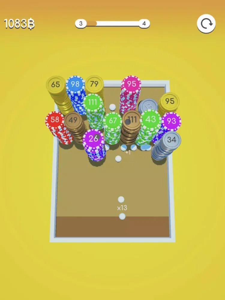 Capturas de tela do Colored Blocks 3D iPad 