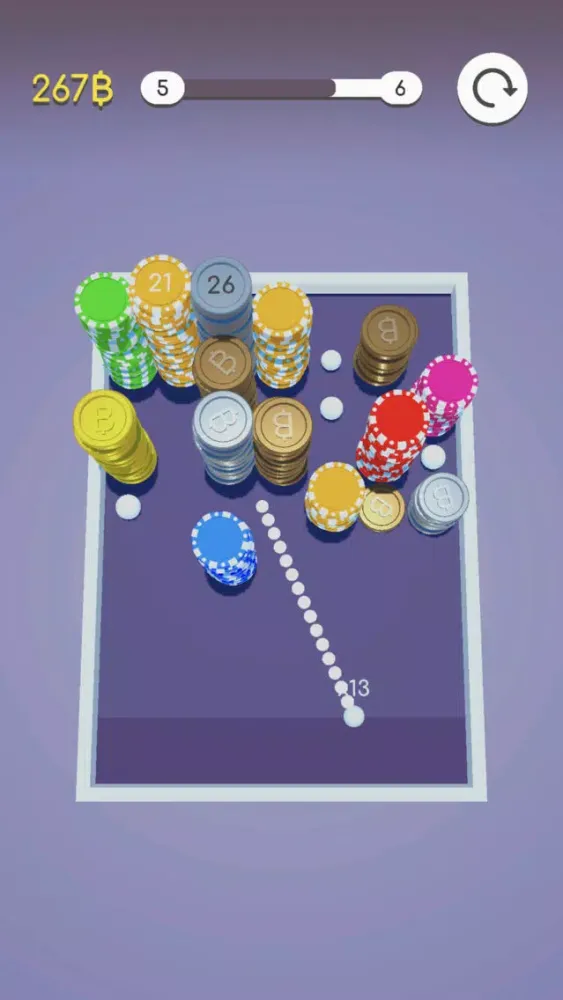 Capturas de tela do Colored Blocks 3D