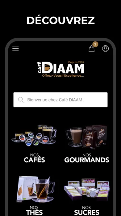 Tangkapan layar Café DIAAM