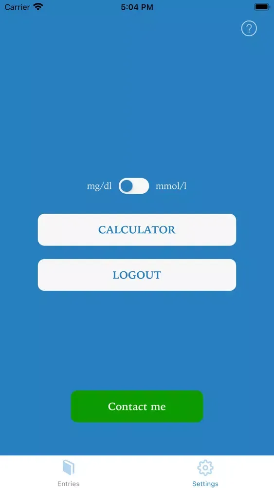 Diabetes Simple Log Screenshots