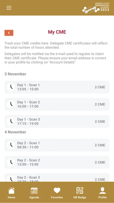 Tangkapan layar GCCAIR Events