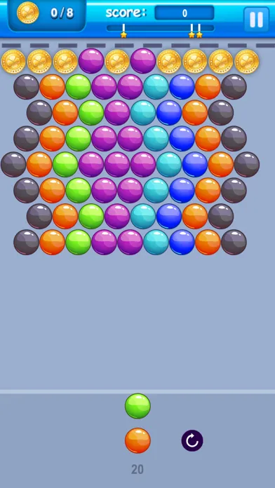 Ảnh chụp màn hình của Bubble Amber - Shoot Balls