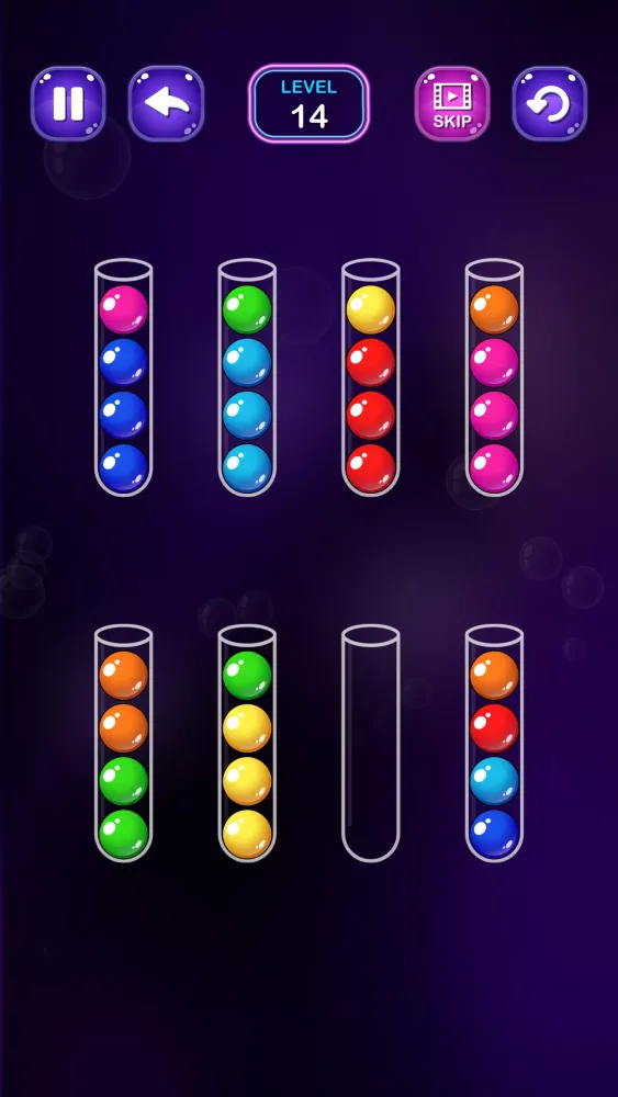 Screenshot di Ball Sort