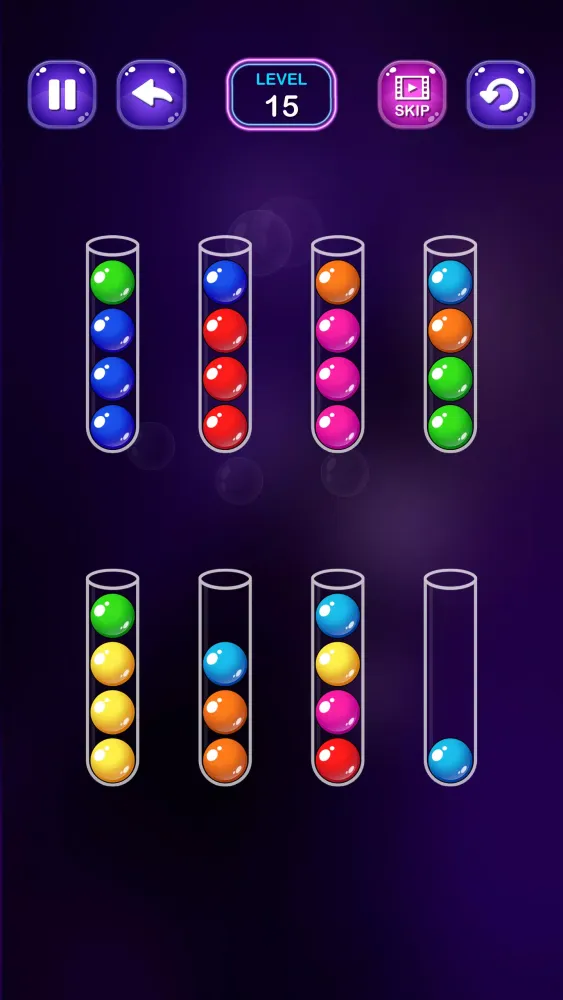 Screenshot di Ball Sort