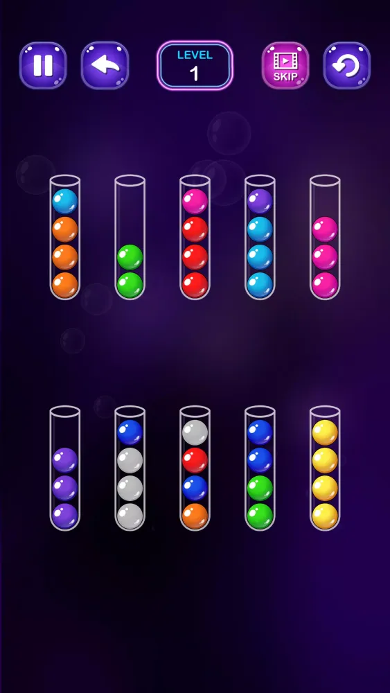 Screenshot di Ball Sort