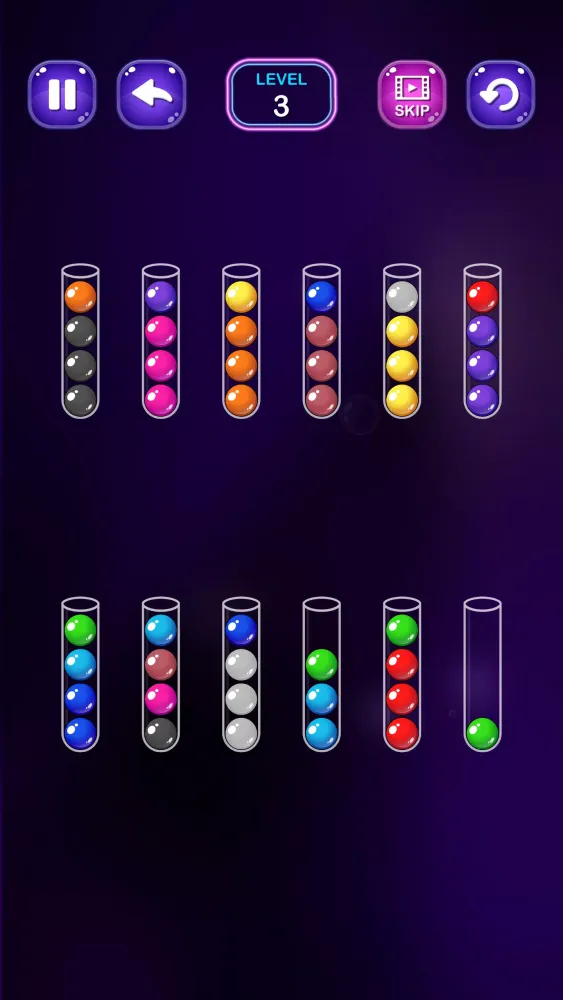 Screenshot di Ball Sort