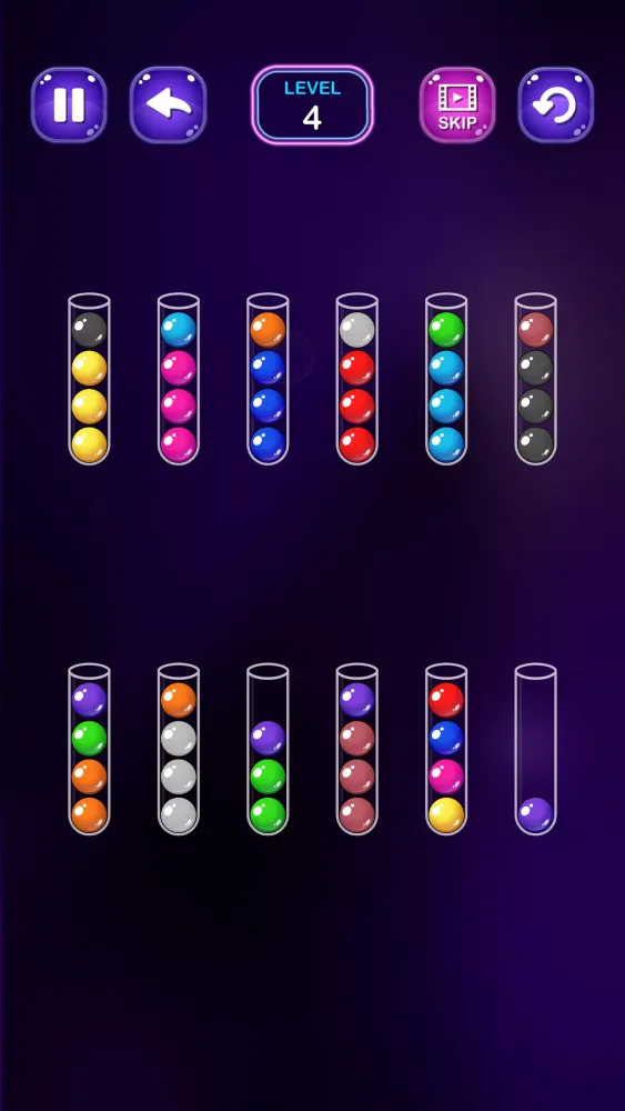 Screenshot di Ball Sort