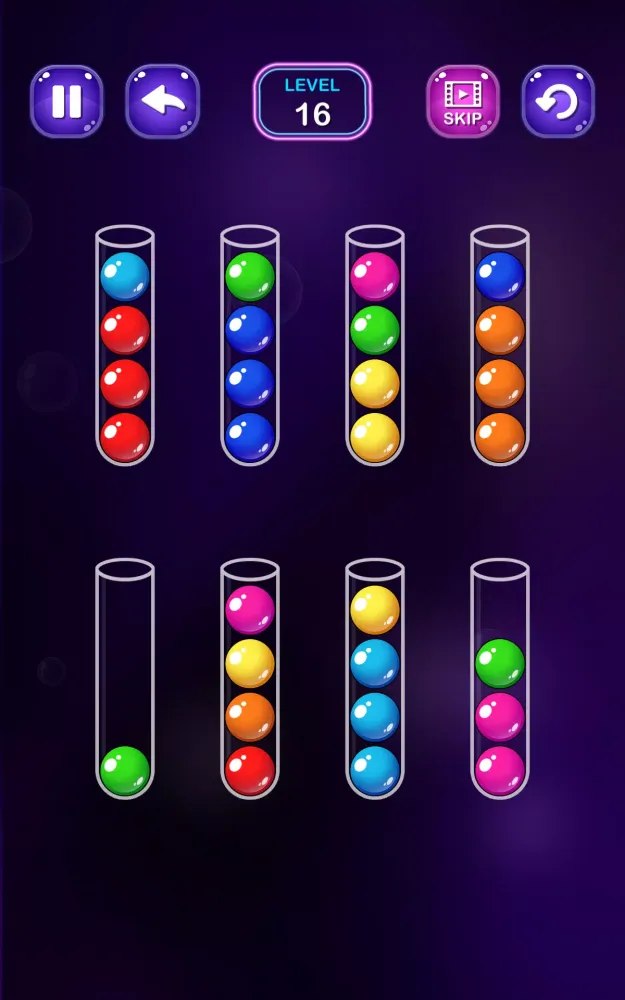 Screenshot di Ball Sort