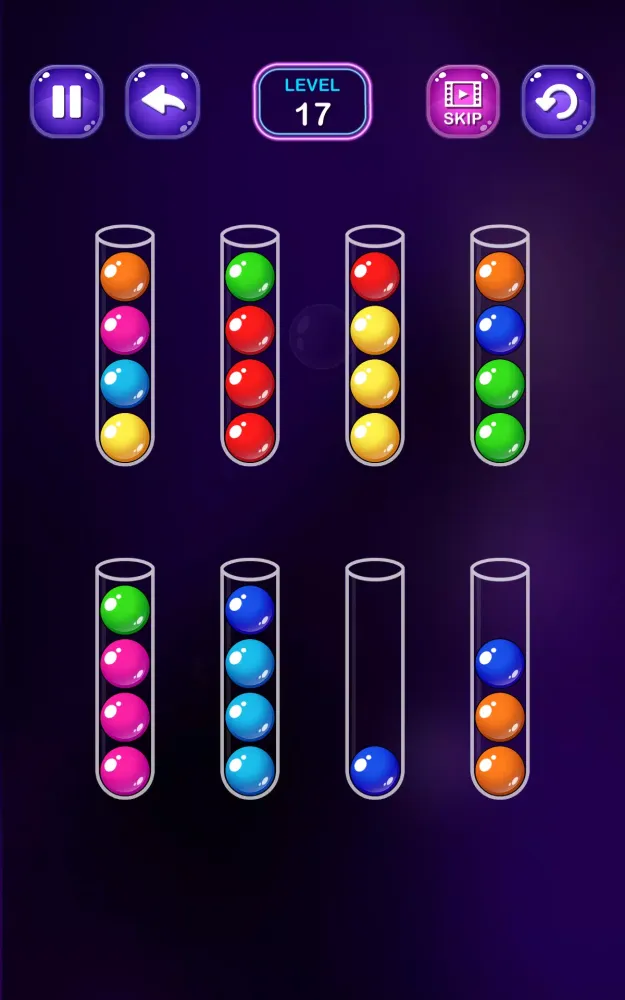 Screenshot di Ball Sort