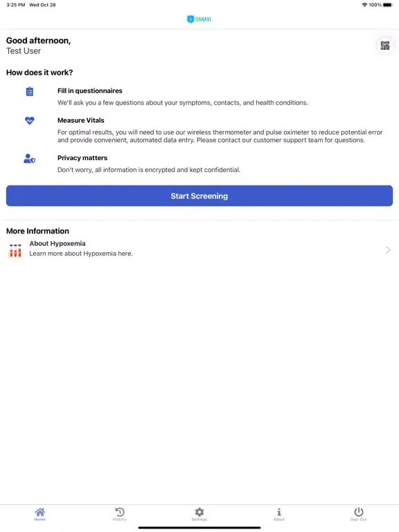 DANAVI for Hypoxia iPad  سکرین شاٹس
