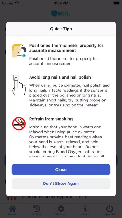 DANAVI for Hypoxia سکرین شاٹس
