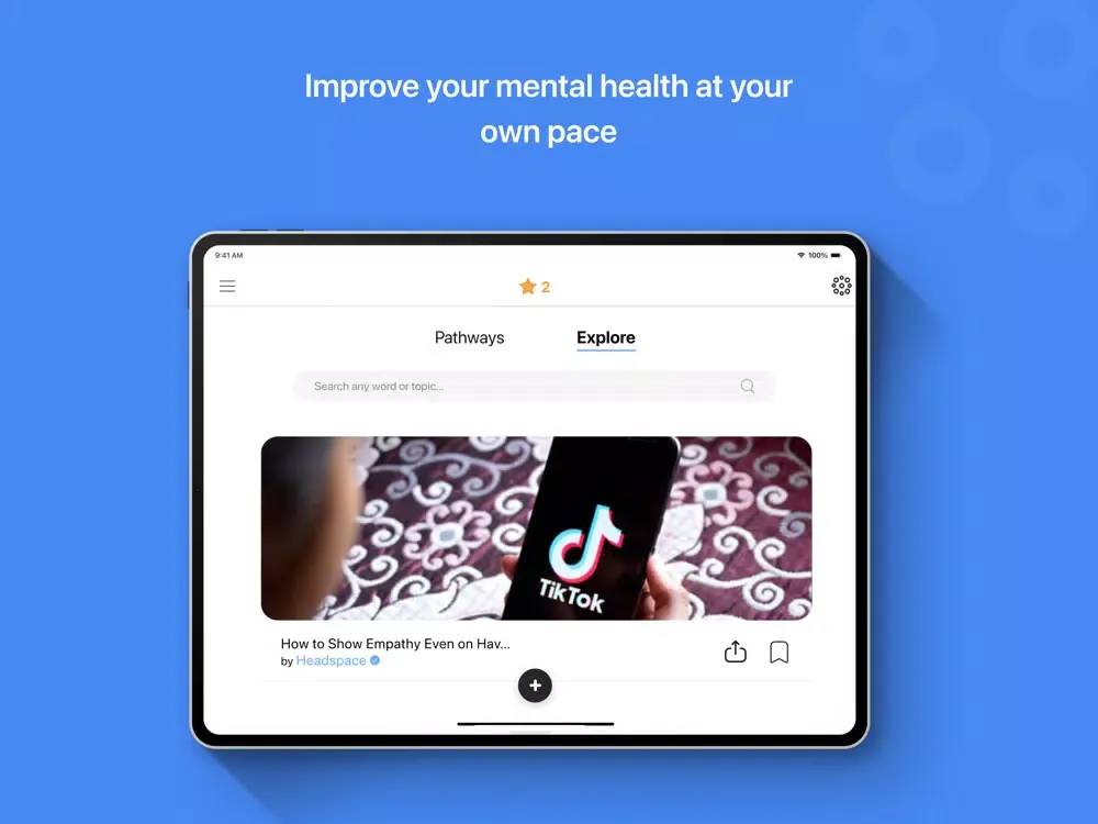 Capturas de pantalla de Diall: Mental Health iPad 