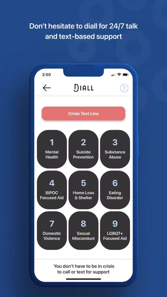 Capturas de pantalla de Diall: Mental Health