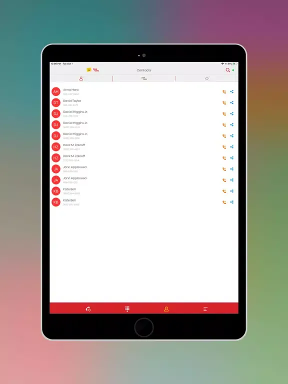 Скриншоты Tolk Time iPad 