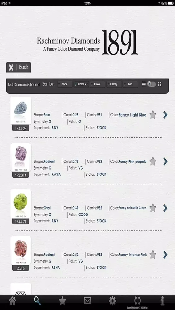 Rachminov Diamonds سکرین شاٹس