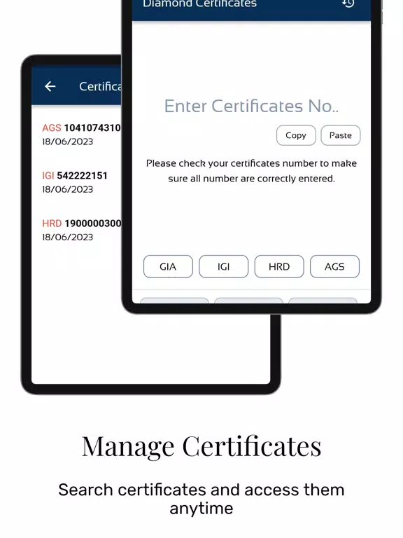 MDC - Multi Diamond Calc iPad  স্ক্রিনশট