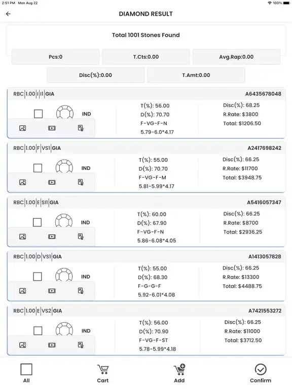 Ảnh chụp màn hình của PSH Diam iPad 