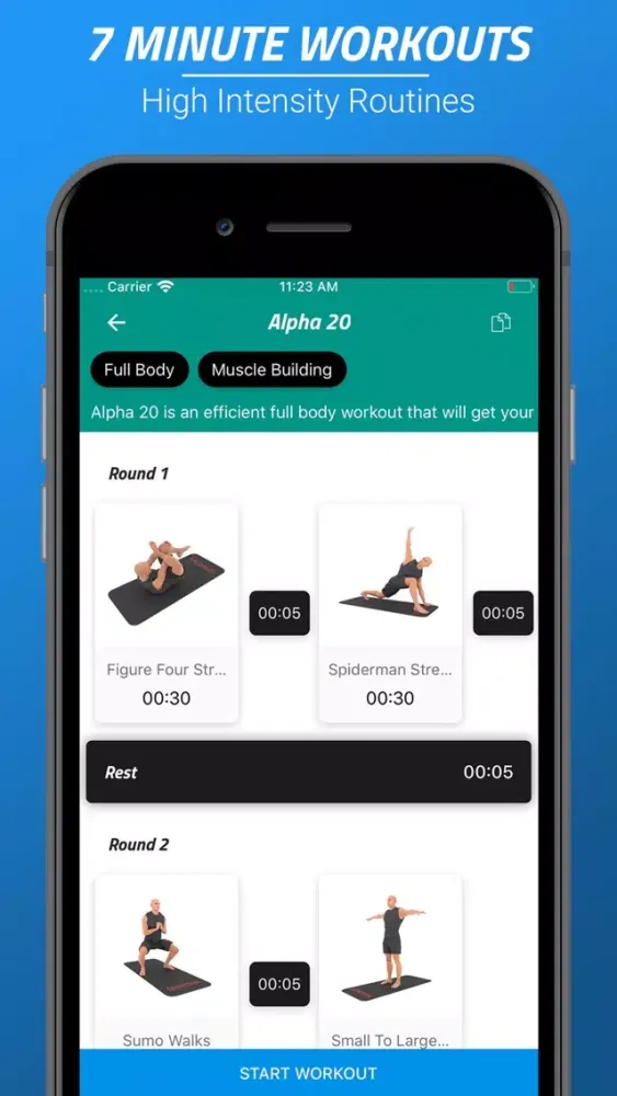 7 Minutes Workouts PRO Ekran Görüntüleri