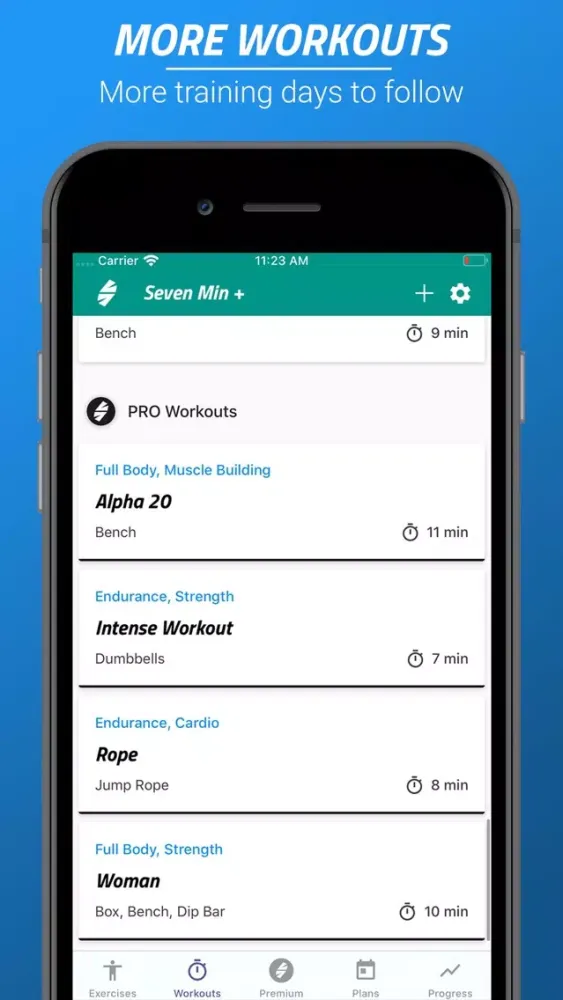 7 Minutes Workouts PRO Ekran Görüntüleri