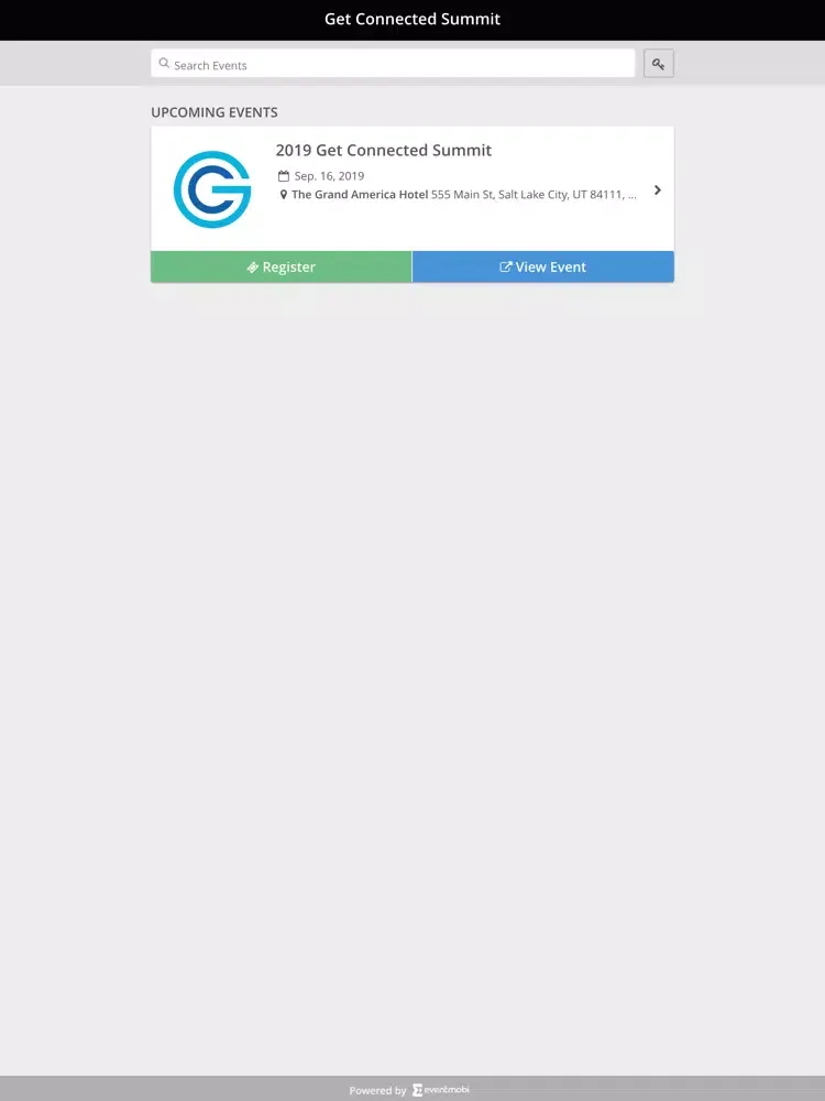 Get Connected Summit iPad  سکرین شاٹس