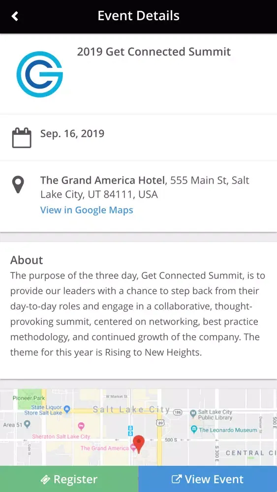 Get Connected Summit سکرین شاٹس