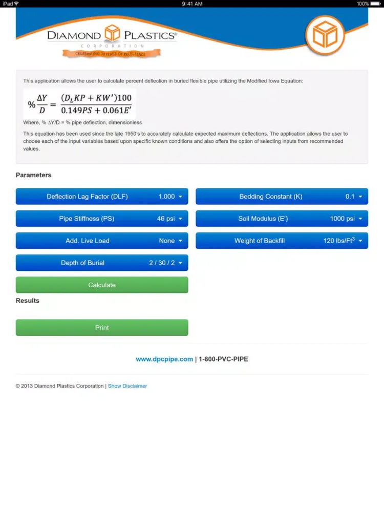 Tangkapan layar DPC External Load Design iPad 