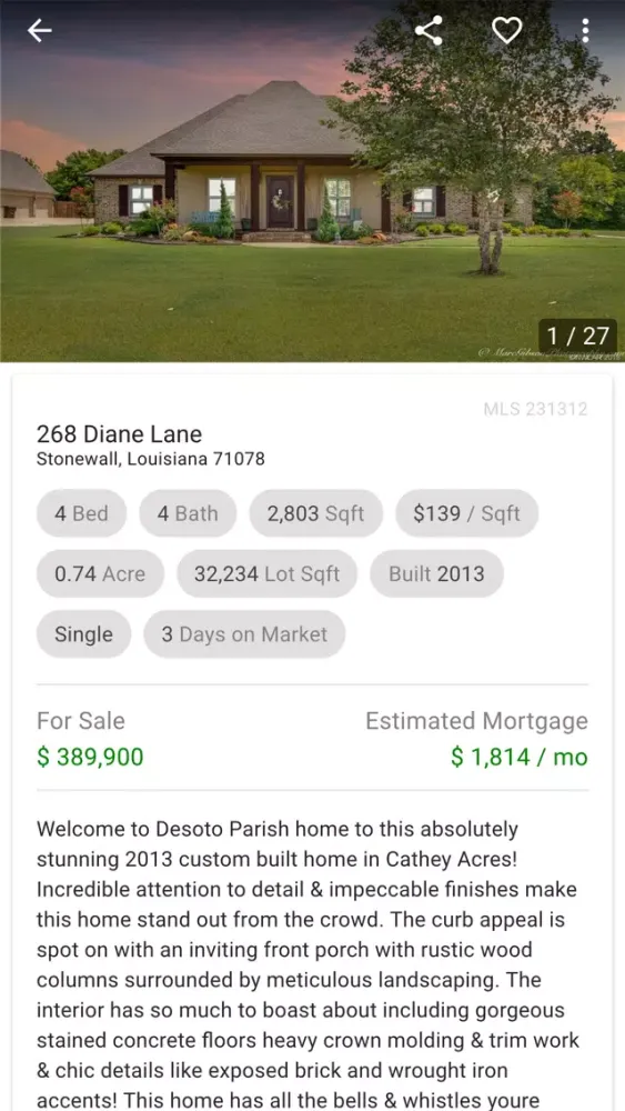 Diamond Realty & Assoc. Screenshots