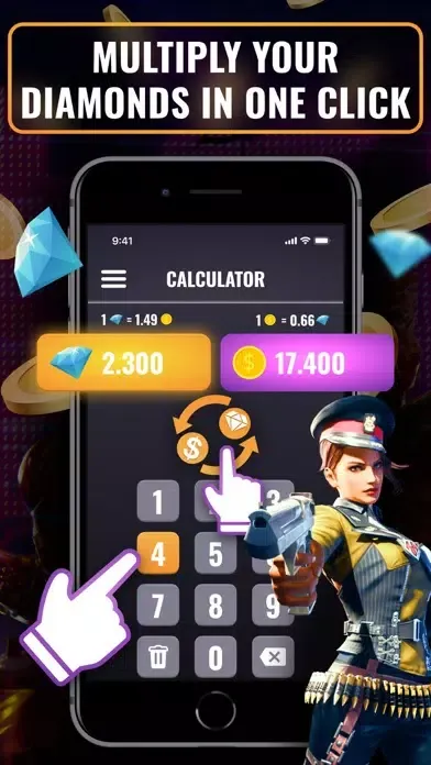 Capturas de pantalla de Diamonds for Free Fire Game