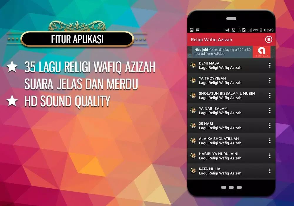 Screenshot di Religi Wafiq Azizah
