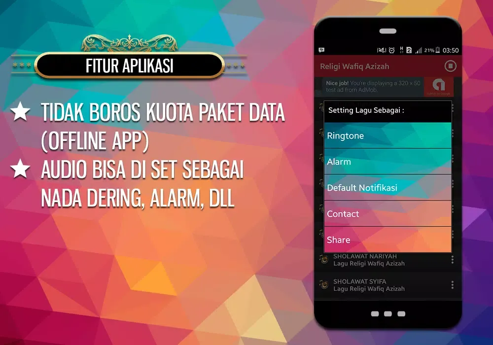 Screenshot di Religi Wafiq Azizah
