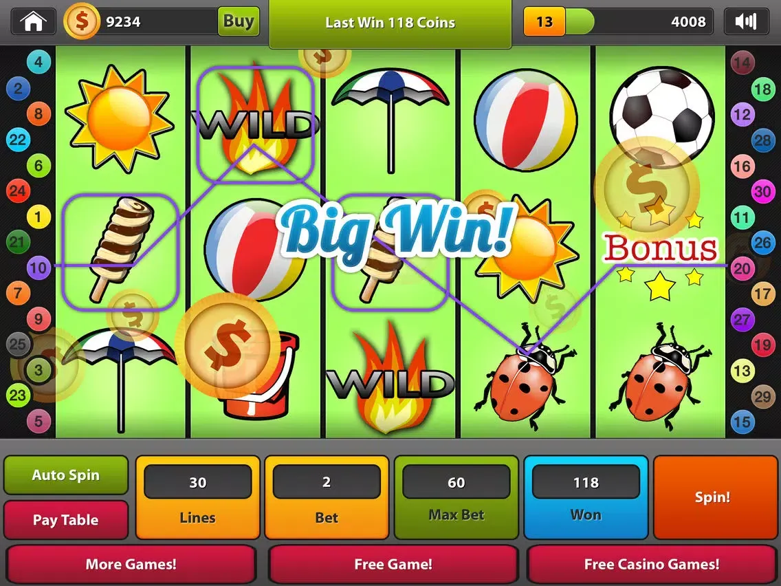 Las Vegas Casino Slots - Free slot machine with good luck bonus games iPad  Screenshots