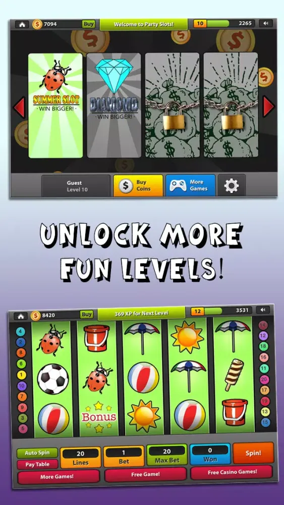 Las Vegas Casino Slots - Free slot machine with good luck bonus games Screenshots