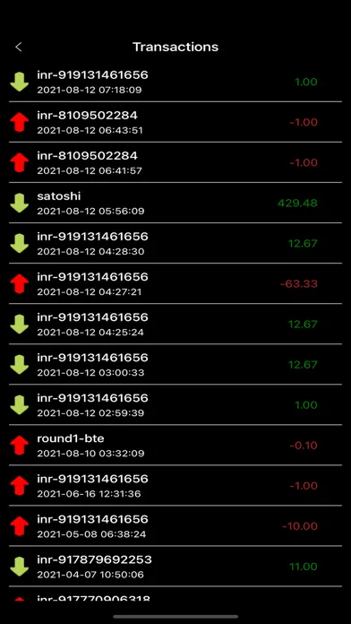 Capturas de tela do Diamonium Wallet