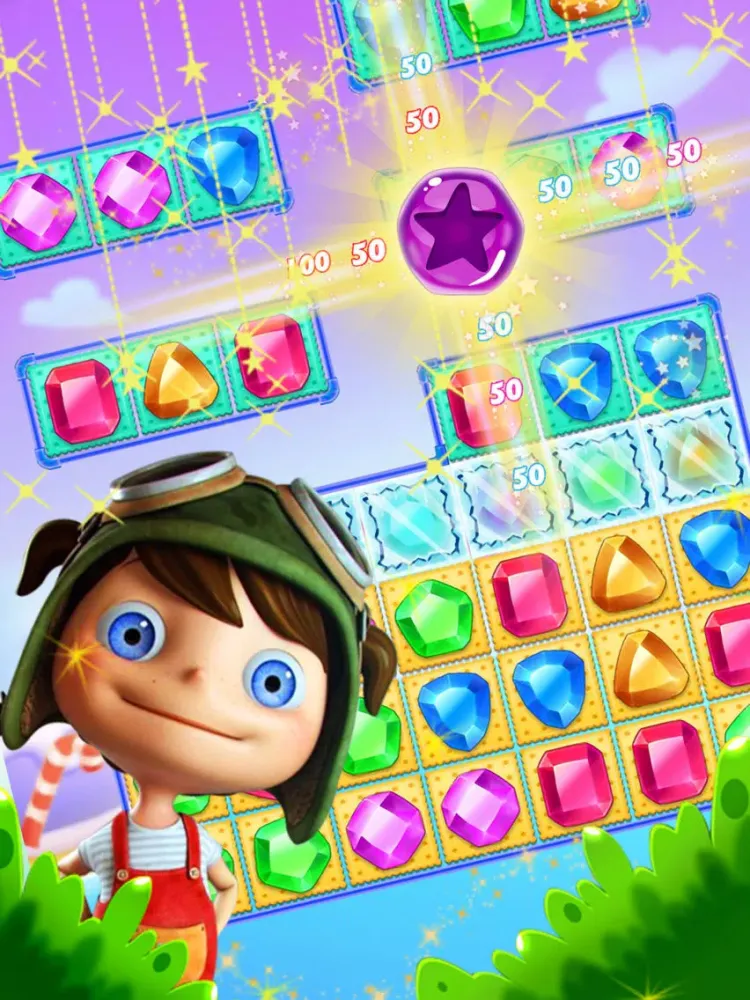Diamonds classic - Jewels game iPad  Screenshots